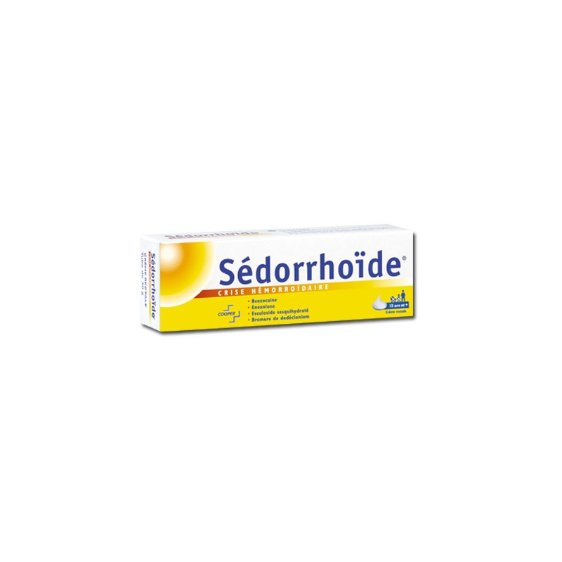 SEDORRHOIDE CRISE HEMORROIDE CREME 30 G - Hemorroides · Glycerine -  Pharmacie de Steinfort