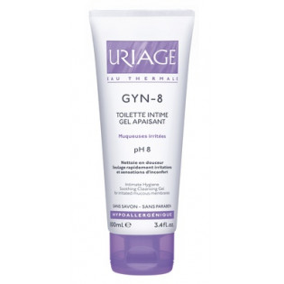 URIAGE GYN-8 Intimate Hygiene, Soothing Gel, Irritated mucous membranes, 100ml tube