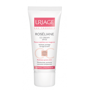 URIAGE ROSÉLIANE CC Crème SPF30  Hydra-protectrice – Correction de teint  40ml