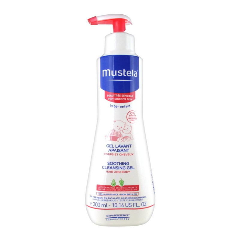 MUSTELA SOOTHING BODY AND HAIR WASH FOR VERY SENSITIVE SKIN 300ML