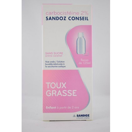 CARBOCISTEINE 2% SANS SUCRE ENFANT A PARTIR DE 2 ANS ...