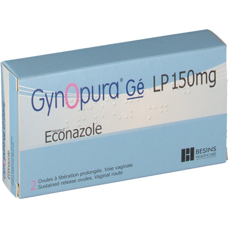 Gynopura Ge LP 150mg Ovule x2, Troubles féminins, mycoses, e