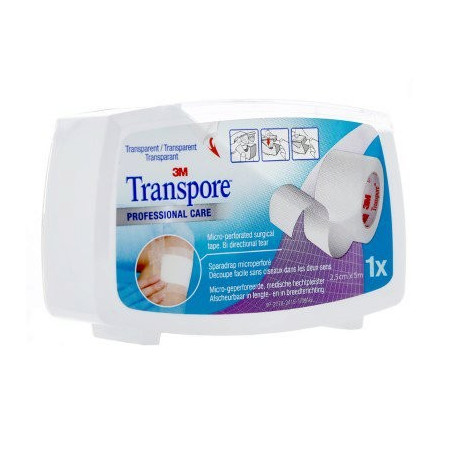 TRANSPORE 3M MICROPERFORE PLASTER 2.5*5M