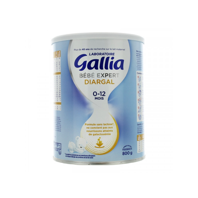 Gallia Bebe Expert Diargal 0 A 12 Mois 800g