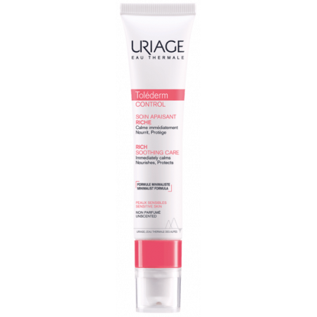 Uriage Toléderm Control Soin Apaisant Riche 40 ml