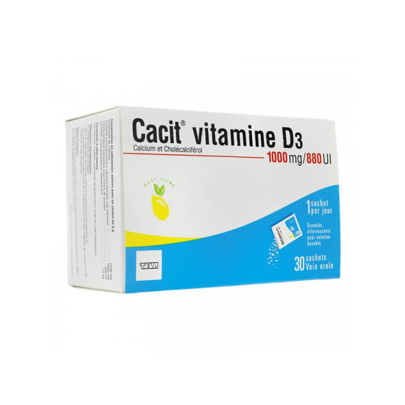 schudden sieraden poll Cacit Vitamin D3 1000 mg/ 880 IU 30 sachets