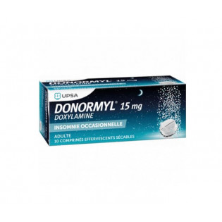 Donormyl 15 mg occasional insomnia 10 Effervescent Breakable Tablets