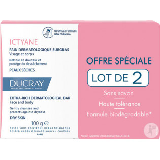 Ducray ICTYANE Superfatted Dermatological Bread 100g