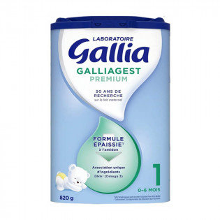 Gallia Bébé Expert AR 1 Anti Regurgitation Milk Powder for Infants 0 to 6  Months 800gr