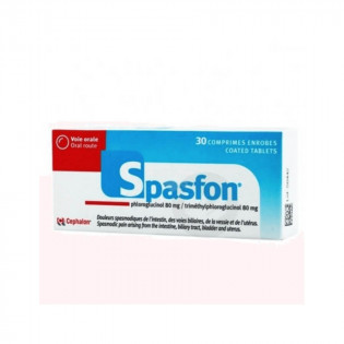 Spasfon 80 mg boîte de 30 cps 3400930986080
