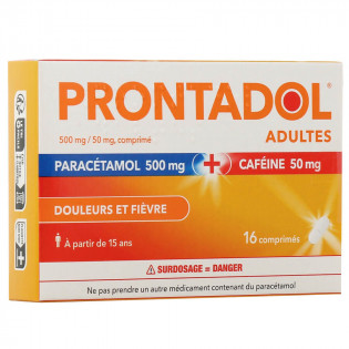 Prontadol Adulte douleurs et fièvre 16 comprimés 3400930181959