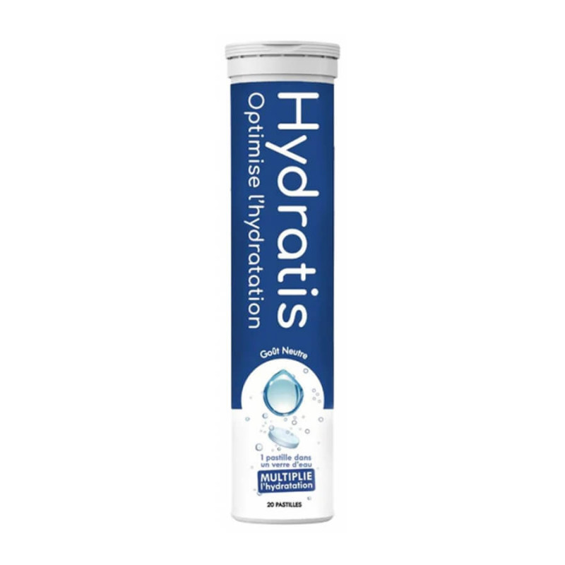 Hydratis Solution d'Hydratation 20 Pastilles Effervescentes Arôme Neutre 3760304101120