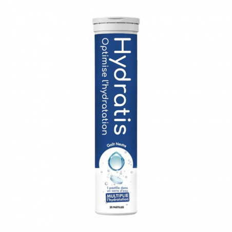 Hydratis Solution d'Hydratation 20 Pastilles Effervescentes Arôme Neutre 3760304101120