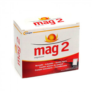 Mag 2 Magnésium Nervosité et anxiété poudre 30 sachets 3400933258207