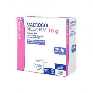 Macrogol 10g Biogaran 20 sachets-dose 3400937950527
