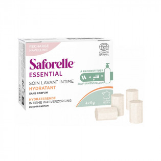 Saforelle Soin Lavant Intime Hydratant Kit à Reconstituer Recharge 4 Bâtonnets 3700399102794