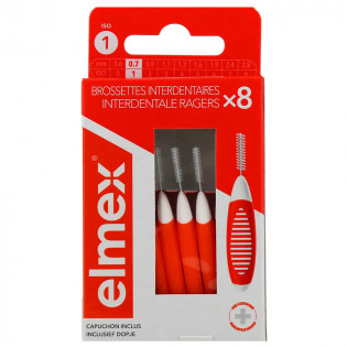 Elmex interdental brushes 0.7mm x 8