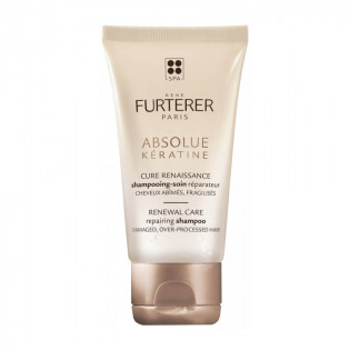 René Furterer Absolue Kératine Cure Renaissance Shampoing-Soin Réparateur Cheveux Abîmés Fragilisés 50 ml 3282770202519