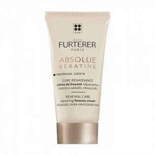 René Furterer Absolue Kératine Cure Renaissance Crème de Beauté Réparatrice Cheveux Abîmés Fragilisés 30 ml