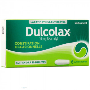 Dulcolax 10 mg Bisacodyl 6 Suppositoires 3400933966362