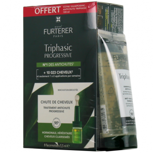 René Furterer Triphasic PROGRESSIVE. Box of 8 x 5,5 ml