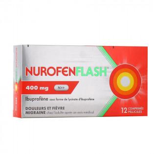 Nurofenflash 400 mg Pain and Fever Box of 12 Tablets