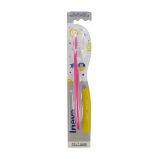 Inava Junior Toothbrush 7-12 Years Pink