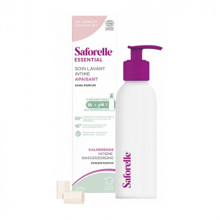 Saforelle Soin Lavant Intime Apaisant Kit à Reconstituer avec 1 Flacon 2 Bâtonnets 3700399102800