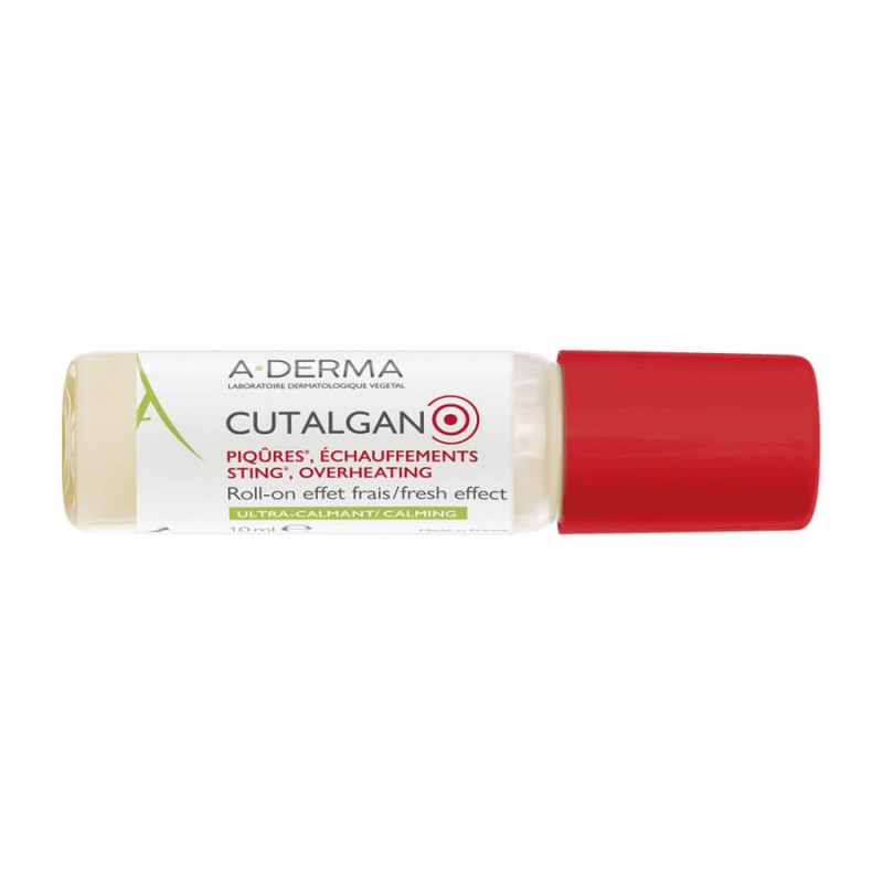 A-DERMA Cutalgan Roll-On Effet Frais Ultra-Calmant 10 ml 3282770388848