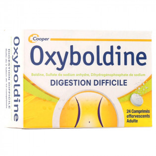 Oxyboldine digestion difficile 24 comprimés effervescents 3400936171039