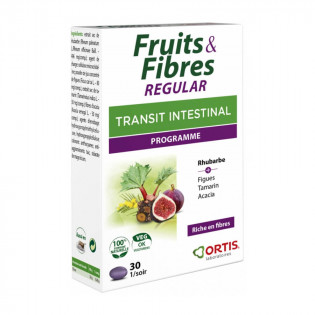 Ortis Fruits & Fibres Regular intestinal transit 30 Tablets