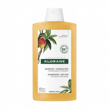 Klorane Nutrition Cheveux Secs Shampoing à la Mangue 400 ml 3282770140941