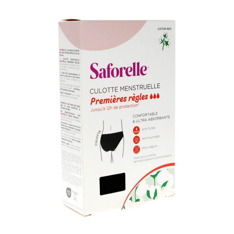 Saforelle Culotte Menstruelle Premières Règles 12-14 ans 3700399102770