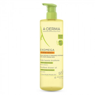 A-Derma Exomega Control Huile lavante émolliente Anti-Grattage 750 ml 3282770143409