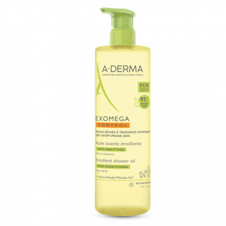 A-Derma Exomega Control Huile lavante émolliente Anti-Grattage 750 ml 3282770143409