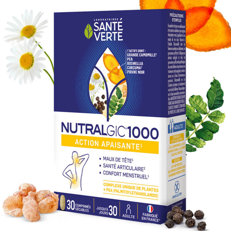 Santé Verte Nutralgic 1000 30 Comprimés 3700695201351