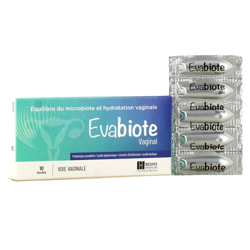 Evabiote Vaginal 10 ovules 3700039500188