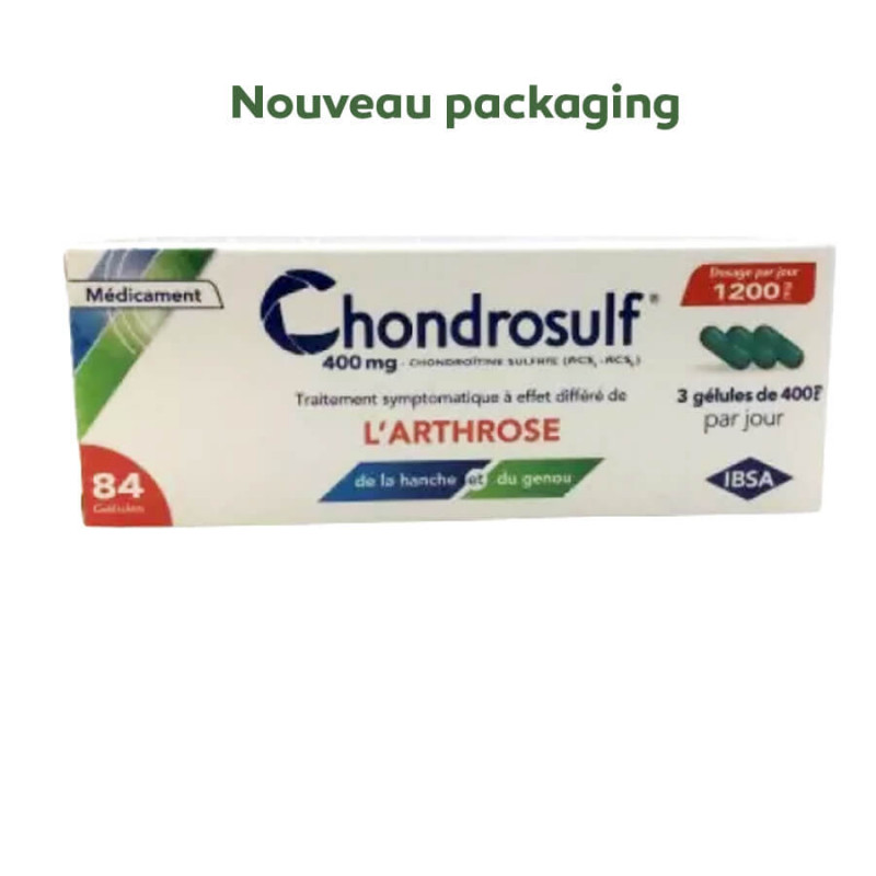 Chondrosulf 400 mg boite 84 gélules 3400933591731