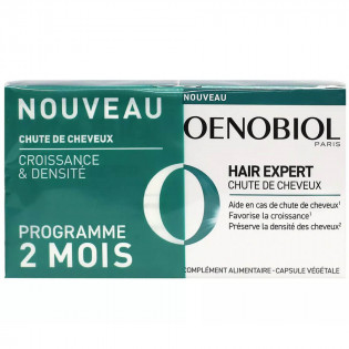 Oenobiol Hair Expert Chute de Cheveux Lot de 2 x 60 Capsules 8713304955649