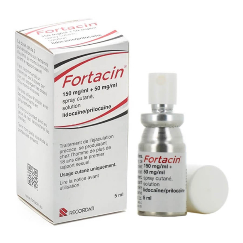 Fortacin spray contre l'éjaculation précoce 5 ml 3400930073650