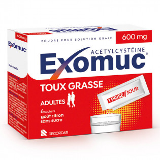 Exomuc cough 600 mg 6 sachets