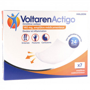 VoltarenActigo 1% 7 Emplatres