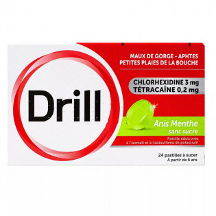 Drill Anise Mint Sugar Free Lozenges 24 pieces