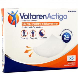 VoltarenPlast 1% plasters bte 5