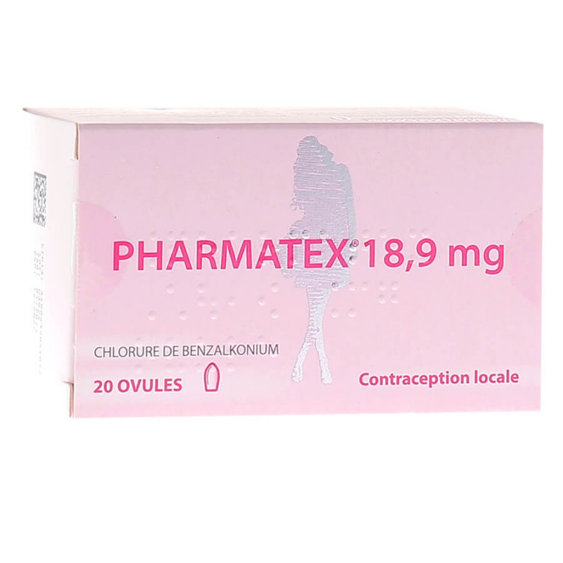 Pharmatex 18,9 mg contraception locale 20 Ovules 3400932055012