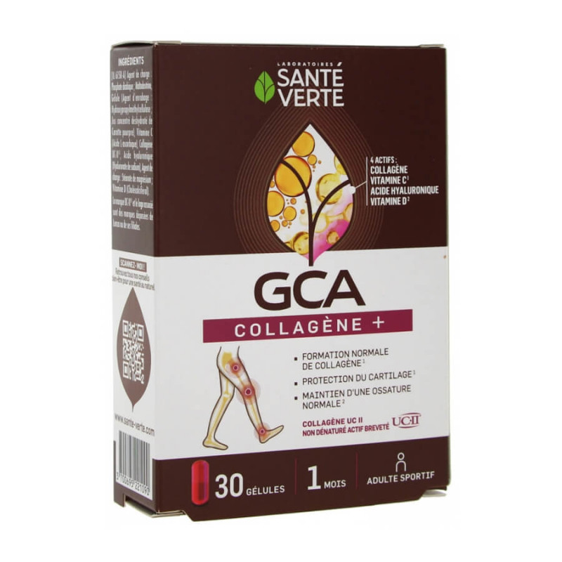 Santé Verte GCA Collagène+ 30 gélules 3700695221090