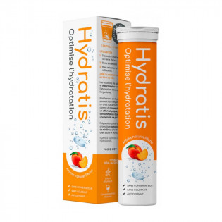 Hydratis Hydration Solution 20 Effervescent Tablets Peach Flavor