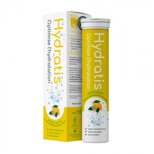 Hydratis Hydration Solution 20 Effervescent Tablets Lemon Elderflower Flavor