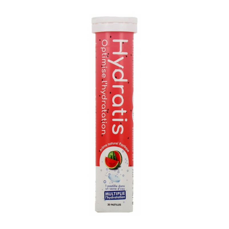 Hydratis Solution d'Hydratation 20 Pastilles Effervescentes Arôme Pastèque 3760304101021