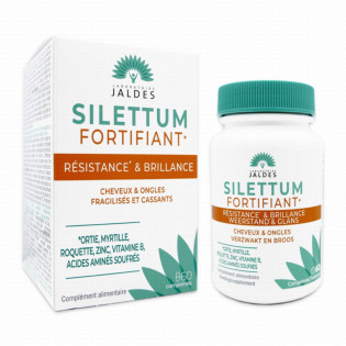 Jaldes Silettum FORTIFIANT résistance et brillance 60 Gélules